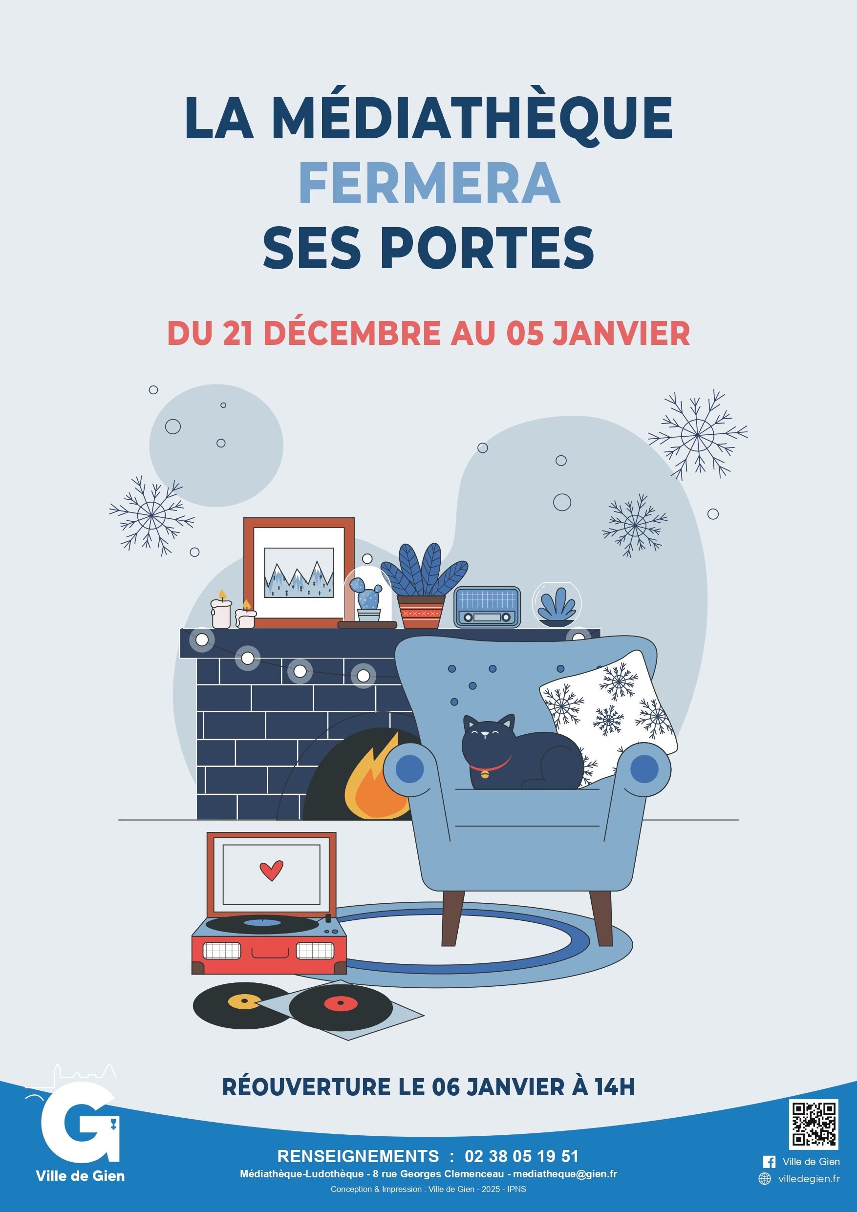 AFFICHE A3 FERMETURE MEDIATHEQUE HIVER page 0001