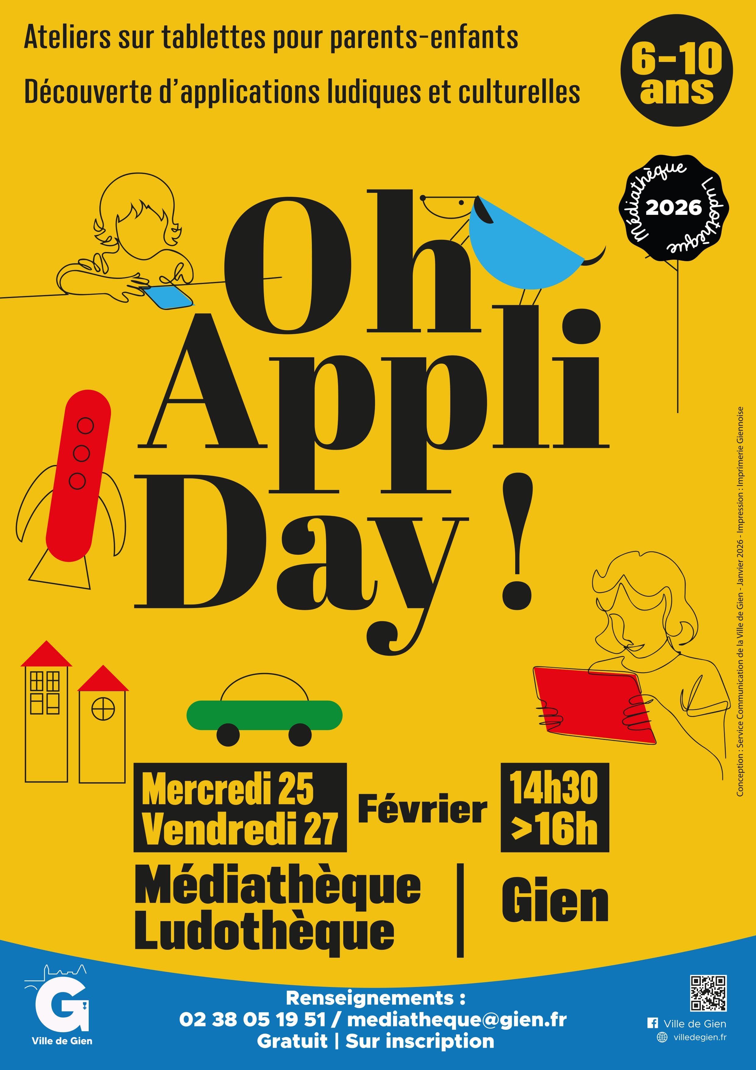 Affiche A4 oh appli day fevrier 2026
