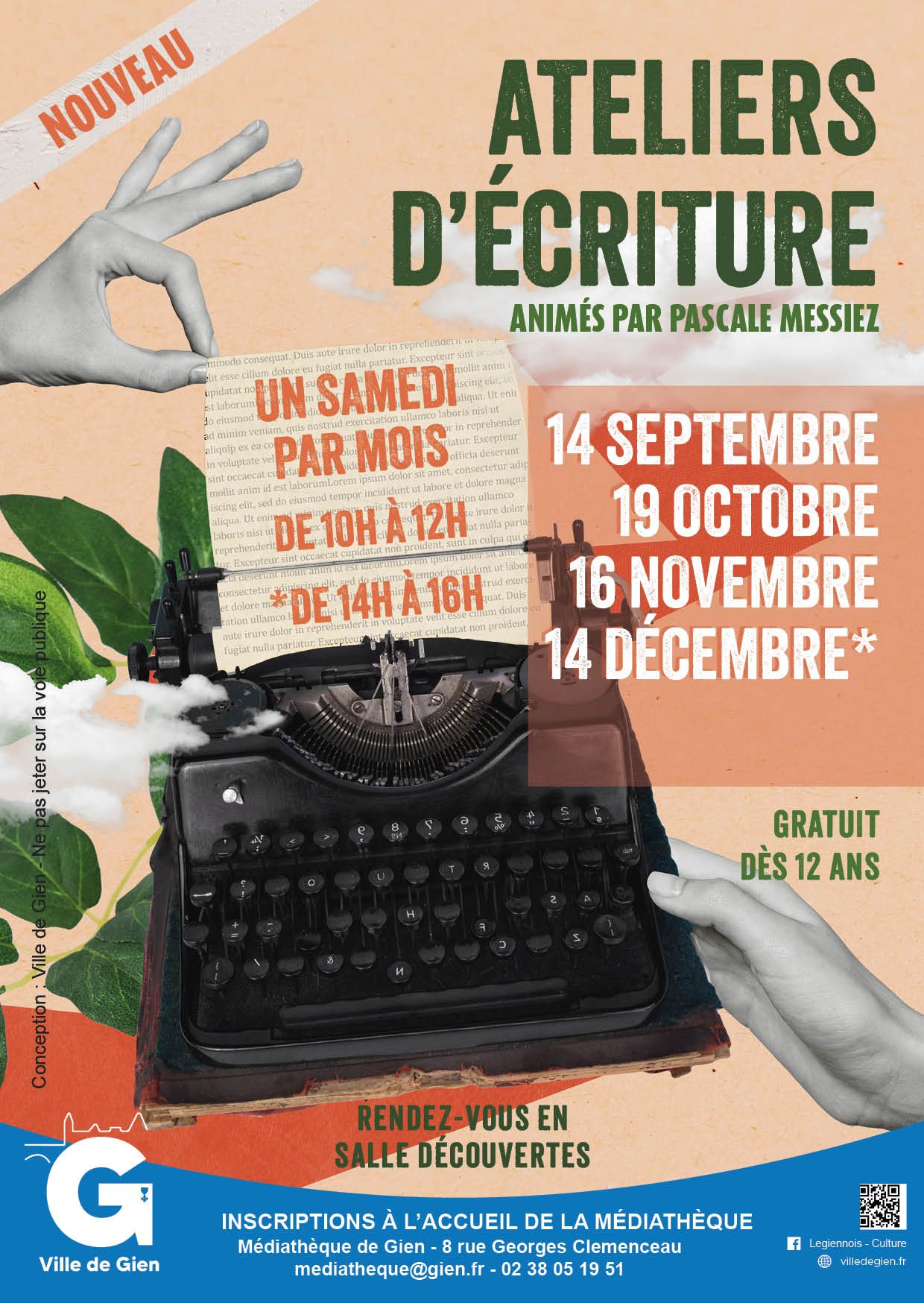 FLYER A6 ATELIERS DECRITURE 2nd sem 2